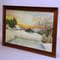 Kuta, Sunrise in a Winter Landscape in the Black Forest, 1950s, Oil on Canvas, Framed, Image 3
