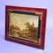 Victorian Artist, Shepherd with Herd in a Landscape, Oil on Wood, 19th Century, Framed 3