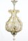 Lámpara de araña de cristal de Murano atribuida a Barovier & Toso, años 40, Imagen 2