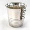 Art Deco Ice Bucket in Silver Plated Cooler, 1930s 2