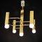 Brass Chandelier by Gaetano Sciolari for Boulanger, 1970s 2