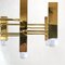 Brass Chandelier by Gaetano Sciolari for Boulanger, 1970s 4