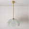 Vintage Flower Pendant Lamp in Clear Glass from Kaiser Leuchten, 1960 2