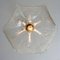 Vintage Flower Pendant Lamp in Clear Glass from Kaiser Leuchten, 1960, Image 8