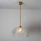 Vintage Flower Pendant Lamp in Clear Glass from Kaiser Leuchten, 1960 12