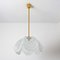 Vintage Flower Pendant Lamp in Clear Glass from Kaiser Leuchten, 1960 11