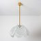 Vintage Flower Pendant Lamp in Clear Glass from Kaiser Leuchten, 1960, Image 11