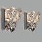 Faceted Crystal and Silver Chrome Sconces by Kinkeldey, 1970s, Set of 2, Image 9