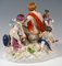 Large Meissen Allegorical Group The Fire attributed to M.V. Acier, Germany, 1850s, Image 5