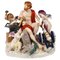 Large Meissen Allegorical Group The Fire attributed to M.V. Acier, Germany, 1850s 1
