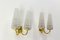Sconces in Brass & Glass, 1960s, Set of 2, Image 5