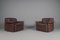 Brown Leather DS-12 Armchairs from de Sede, Switzerland, 1960s, Set of 2 2