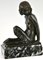 Fermalibri Art Déco in bronzo di Pierre Laurel, 1925, set di 2, Immagine 8