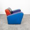 Postmoderner mehrfarbiger Vintage Sessel, 1980er 11