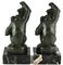 Art Deco Bookends Monkey with Lantern by Max Le Verrier, 1925, Set of 2, Image 8