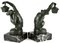 Art Deco Bookends Monkey with Lantern by Max Le Verrier, 1925, Set of 2, Image 2