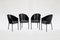 Chaises de Salle à Manger Costes Vintage Noires par Philippe Starck pour Driade, 1980s, Set de 4 1