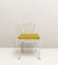 Vintage French Iron Garden Chair, 1950s, Image 1