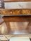 Victorian Figured Walnut Floral Marquetry Inlaid Dressing Table, 1880s 11