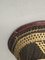 Sgabello Mid-Century in vimini e vimini intrecciati con sedile in pelle, Africa, anni '50, Immagine 18