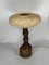 Large Brutalist Dutch Table Lamp with Rattan Shade, 1960s 16