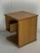 Architectural Dutch Blonde Oak Side Table, 1980s, Image 10