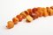 Vintage Orange Amber Beaded Necklace, 1960s, Image 3