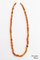 Orange Bernsteinfarbene Vintage Halskette, 1960er 7