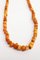 Collier Vintage en Perles d'Ambre Orange, 1960s 5