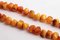 Vintage Orange Amber Beaded Necklace, 1960s, Image 4