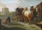 Artista spagnolo, scene, metà del 1800, olio su tela, con cornice, set di 2, Immagine 5
