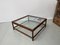 Large Rattan Coffee Table with Glass Tray, 1970 3