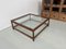 Large Rattan Coffee Table with Glass Tray, 1970 15