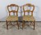 Louis Philippe Dining Chairs in Beech, Late 19th Century, Set of 2 1