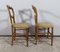 Louis Philippe Dining Chairs in Beech, Late 19th Century, Set of 2 5