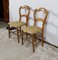 Louis Philippe Dining Chairs in Beech, Late 19th Century, Set of 2 3