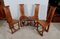 Cathedral Style Mahogany Dining Chairs, 20th Century, Set of 4 2