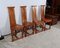 Cathedral Style Mahogany Dining Chairs, 20th Century, Set of 4 3