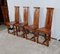Cathedral Style Mahogany Dining Chairs, 20th Century, Set of 4 4