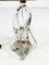 Tischlampe aus Kristallglas von Val Saint Lambert, 1950er 4