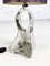Tischlampe aus Kristallglas von Val Saint Lambert, 1950er 2