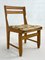 Oak and Fabric Raphael Dining Chairs attributed to Guillerme and Chambron for Votre Maison, 1960s, Set of 4, Image 3