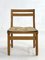 Oak and Fabric Raphael Dining Chairs attributed to Guillerme and Chambron for Votre Maison, 1960s, Set of 4 6