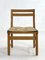 Oak and Fabric Raphael Dining Chairs attributed to Guillerme and Chambron for Votre Maison, 1960s, Set of 4, Image 6