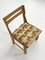 Chaises de Salle à Manger Raphael en Chêne et Tissu attribuées à Guillerme et Chambron pour Votre Maison, 1960s, Set de 4 5
