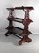 19th Century Mahogany Serving Table with Shelves 6
