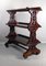 19th Century Mahogany Serving Table with Shelves 1