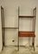 Vintage Wooden Bookcase with 2 Shelves and 2 Drawers, Italy, 1960s 7