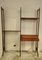 Vintage Wooden Bookcase with 2 Shelves and 2 Drawers, Italy, 1960s, Image 7
