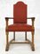 Louis XIII Style Chairs in Wood and Fabric, Set of 8, Image 11